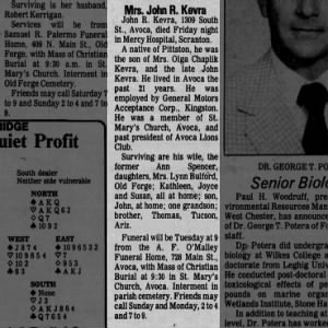 Obituary for John R. Kevra